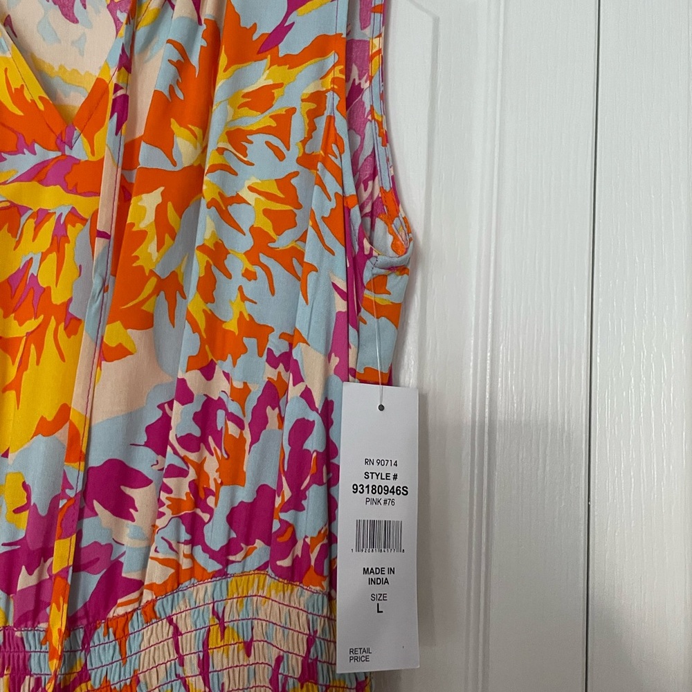 Floral Sleeveless Maxi Dress - Picture 3 of 12